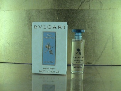Bulgari Bvlgari eu the bleu Eau de Cologne 5ml OVP - Miniatur | eBay