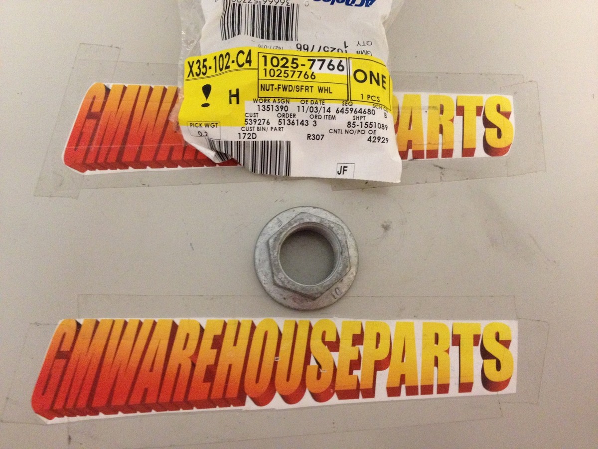 GM AXLE NUT (M27X2X18, 48 OD) NEW GM # 10257766 | eBay GM AXLE NUT (M27X2X18, 48 OD) NEW GM # 10257766 | eBay