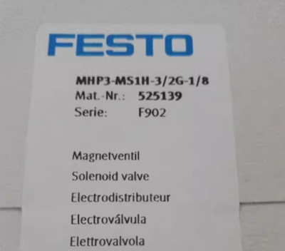 1PC New Festo MHP3-MS1H-3/2G-1/8 Solenoid Valve Free Shipping 