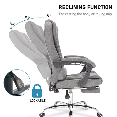 Massage Office Chair Gaming PC Computer Desk Executive Swivel Recliner Chairs - Picture 99 of 338
