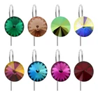 Sterling Silver Rivoli Wire Earrings made with 1122 12mm Primero® Crystals