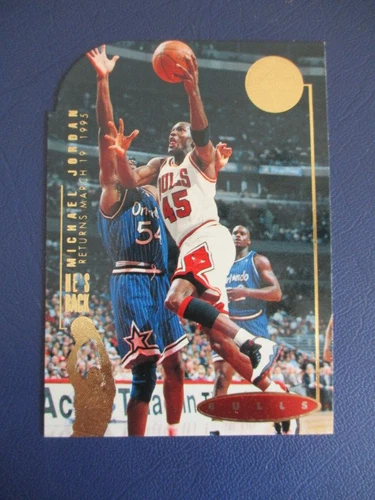 1995 Upper Deck SP CHAMPIONSHIP SERIES #41 MICHAEL JORDAN Die cut
