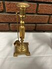 Vintage Brass Candlestick Holder and Snuffer