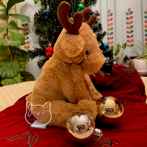 Jellycat ROMI REINDEER New BNWT Soft Plush Toy Christmas Holiday Deer Brown - Picture 5 of 12
