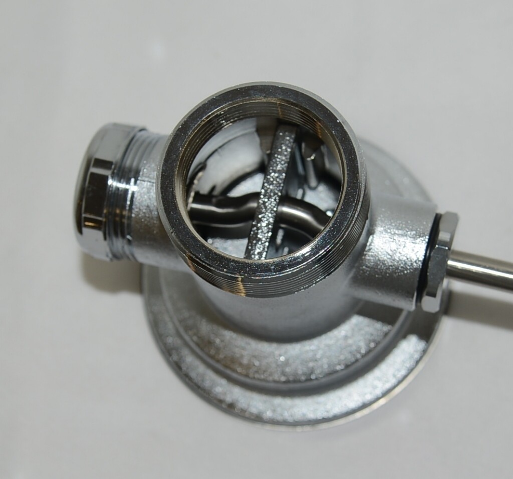 T S B3950 Waste Drain Valve Twist Handle 3-1/2" x 2" X 1-1/2" Adapter