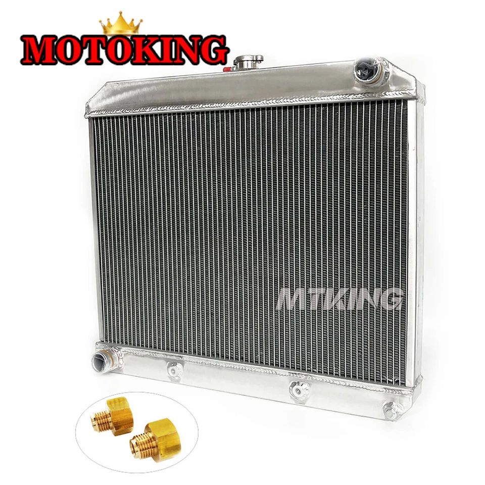 Radiador completo de aluminio para motor V8 Buick Riviera 1963-1965 65 64 63 6,6 L 7,0 L Foto 4 de 4