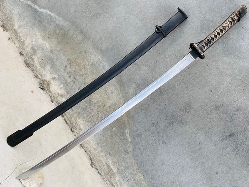 Espada militar japonesa 95 tipo ejército samurai katana número de serie hoja FullTang - Imagen 3 de 15