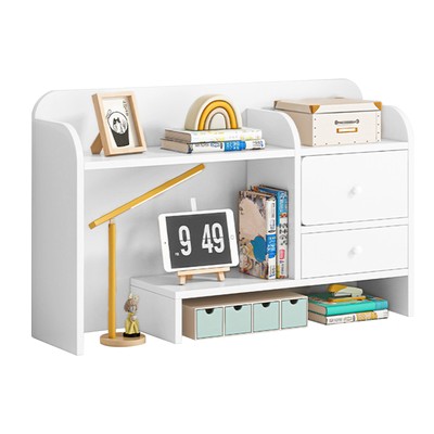 Schreibtischregal Mit Schubladen, Desktop BüCherregal, Bookcase Shelf Stabil DE