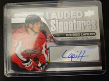 Hendrix Lapierre Ovation Lauded Rookie Signatures 2021-22 Ovation 