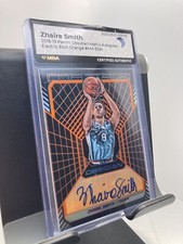 2018-19 Panini Obsidian - Matrix Auto Prizm Electric Etch Orange #MA-ZSM Zhaire