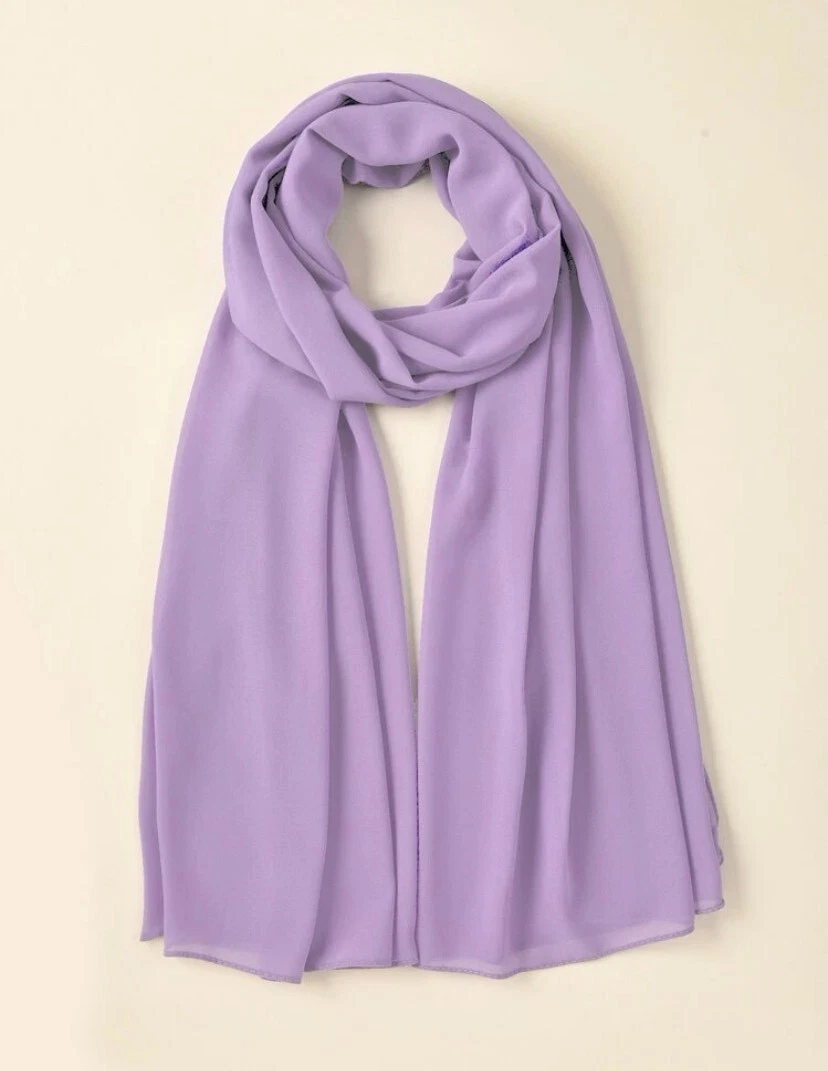 Light purple cheap scarf