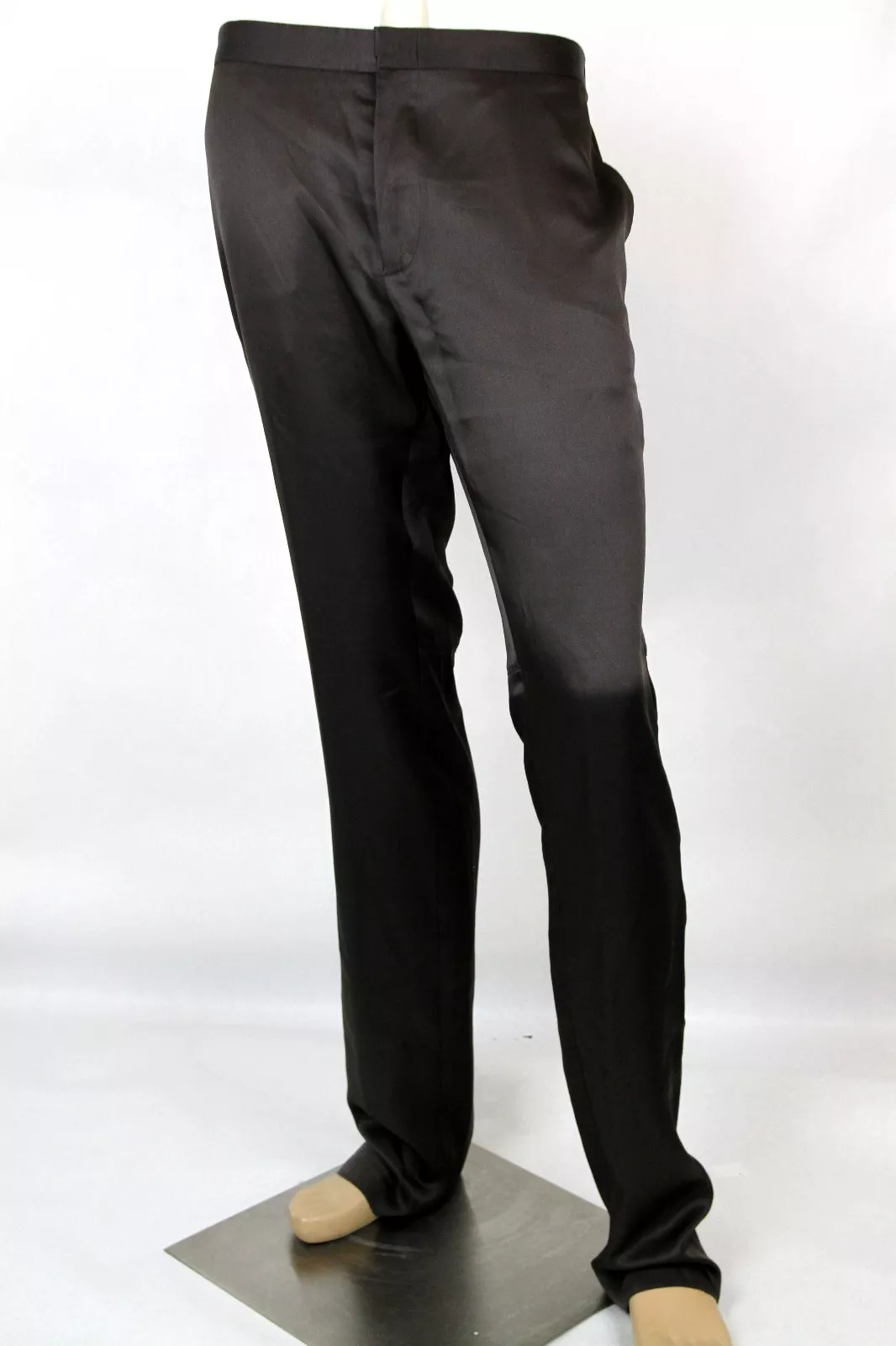 Robe/pantalon décontracté homme neuf Gucci en soie marron 336822 2011 IT46/US 30