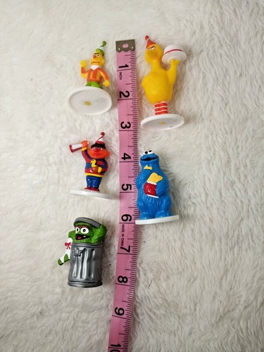 Sesame Street Cake Toppers By Wilton Big Bird Bert Ernie Cookie Grouch - Picture 7 of 9