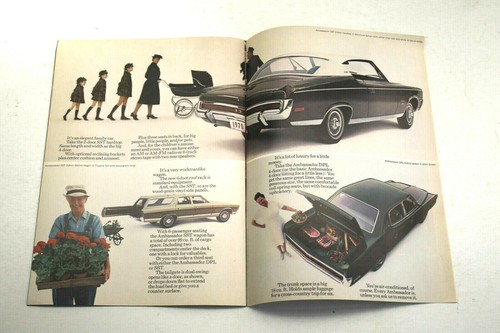 8pc 1970 1971 American Motors Brochures + Magazine Gremlin Javelin Annual Report - Picture 5 of 8