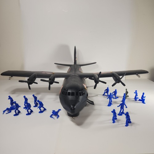 Processed Plastics Co 6270 Black Eagle Military Gunship 26" Air Plane Made USA - Picture 11 of 20