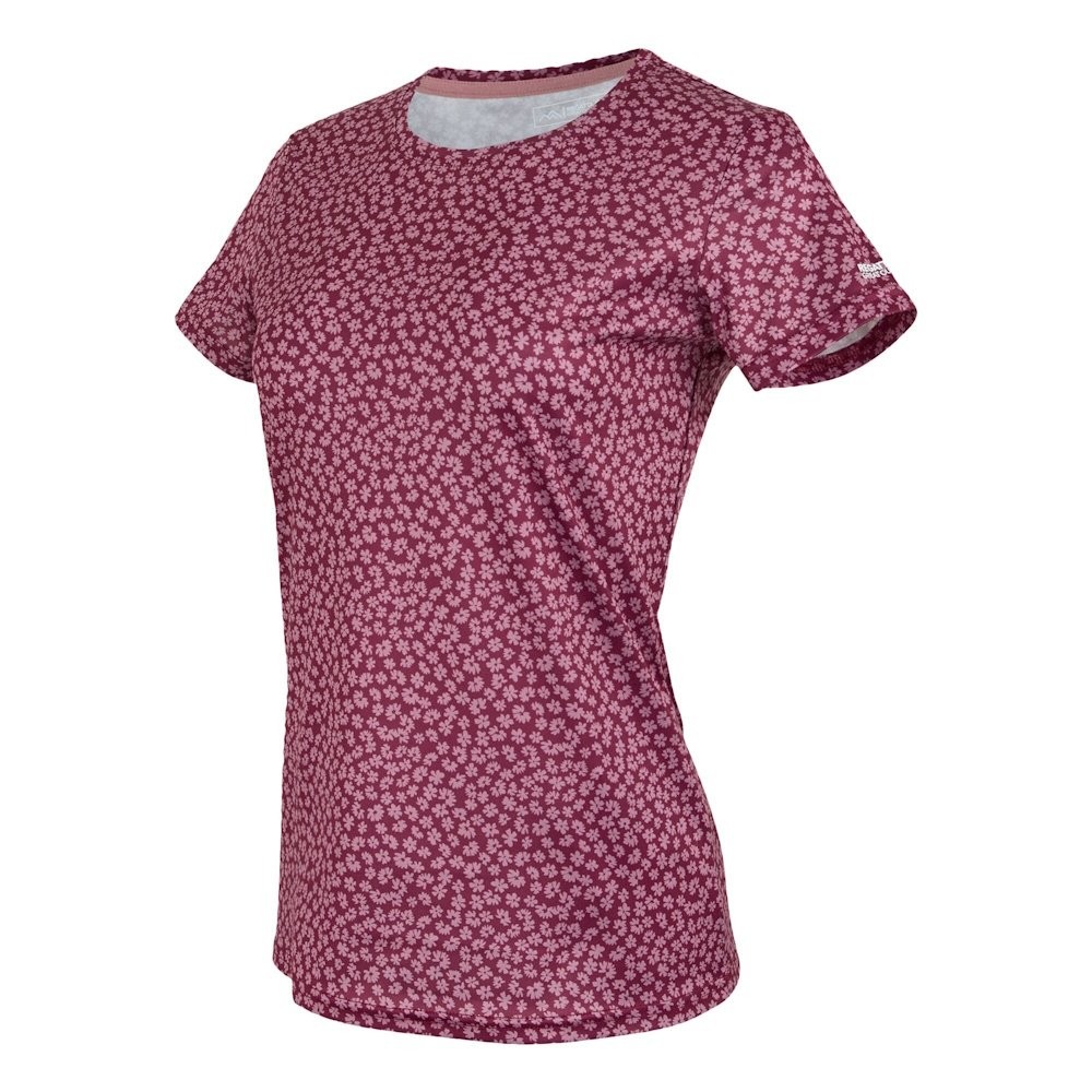 T-shirt de sport femme floral Regatta Fingal léger et anti-transpiration idéal pour la randonnée