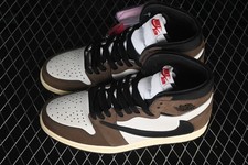 NEW Travis Sc0tt X Jordan 1 Retro High OG 'Mocha' - CD4487-100 All Men's Size US