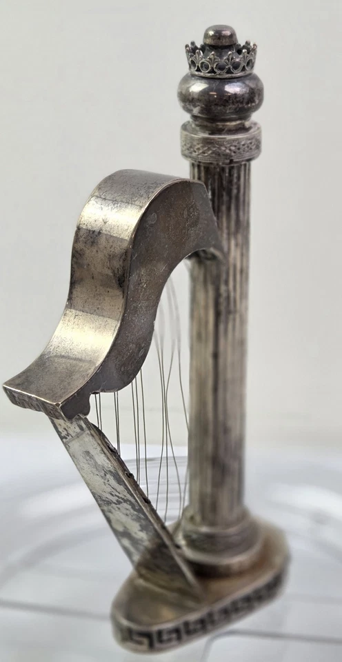 CAJA DE ESPECIAS JUDAICA NETAFIM PLATA ESTERLINA ARPA Foto 4 de 4