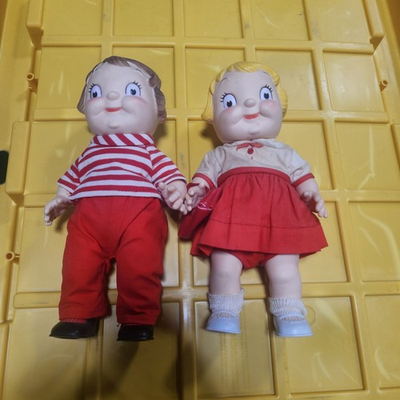 #ad 1972 Campell#x27;s Soup Kids 10 inch Boy Girl Doll Vintage 1970s Advertising J41 $55.00