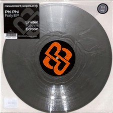 Phi Phi / Forty EP (SILVER VINYL) / Mouvement Perpetuel / MP2500LTD / coloured 