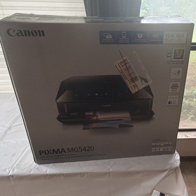 Canon PIXMA MG5420 All-in-One Color Inkjet Printer Print Copy Scan