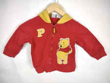 Vintage Y2K Disney Winnie the Pooh Fleece Zip Up Cosplay Hoodie 3T