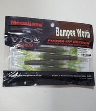 vios Megabass Bumpy Worm Watermelon Pepper 4 pieces Lure