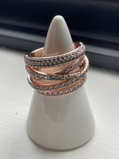 Ring Bomb Party Retro Luxe Bands Aquamarine R...