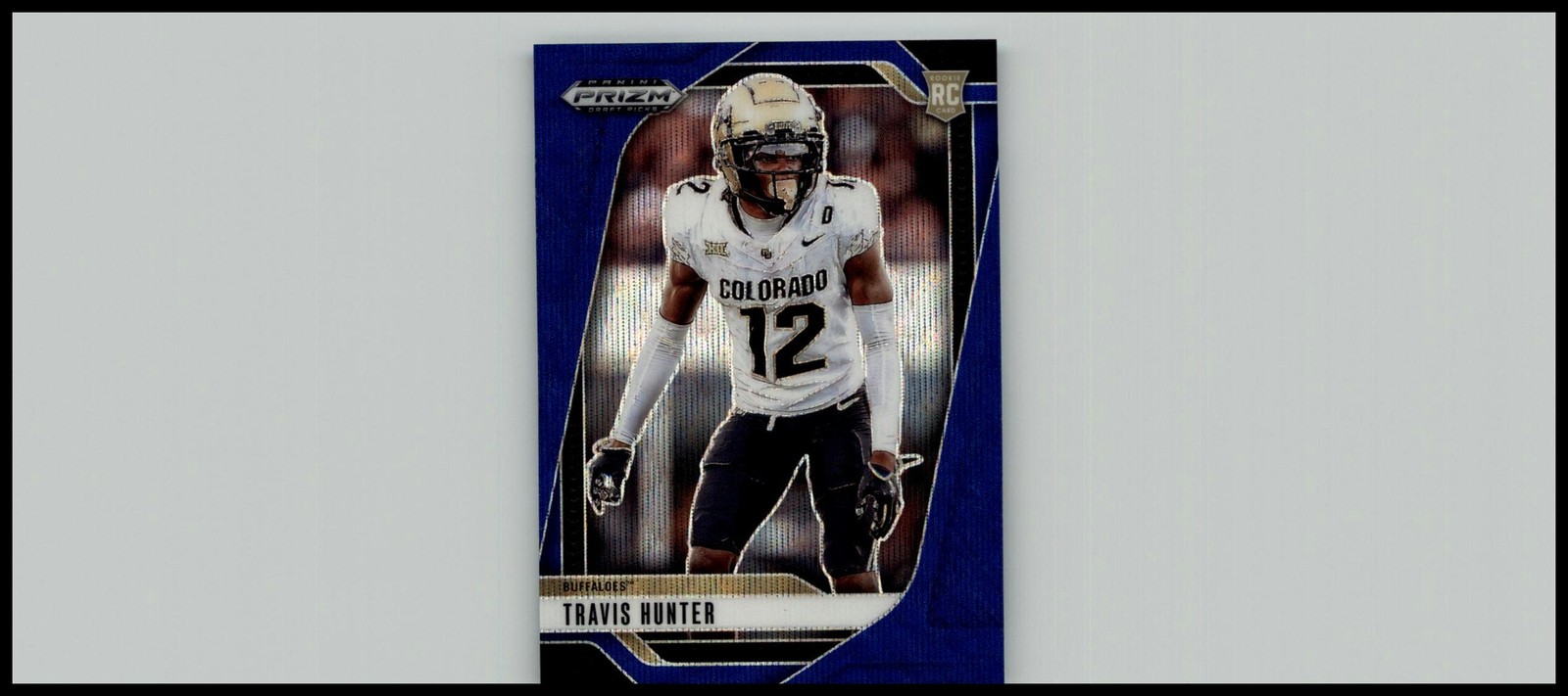 2025 Panini Prizm Draft Picks #20 Travis Hunter Prizms Blue Wave #/299