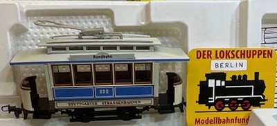 Spieth Modellbau Stuttgarter Straßenbahn 222, SSB AG, H0 +WIE NEU+ [E]