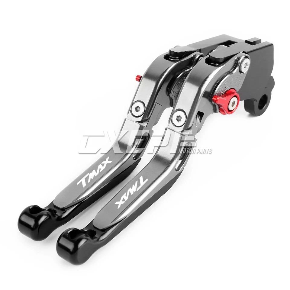 Leva frizione freno Regolabili Pieghevoli Moto Per YAMAHA T-MAX TMAX 500 530 560 - Immagine 3 di 4
