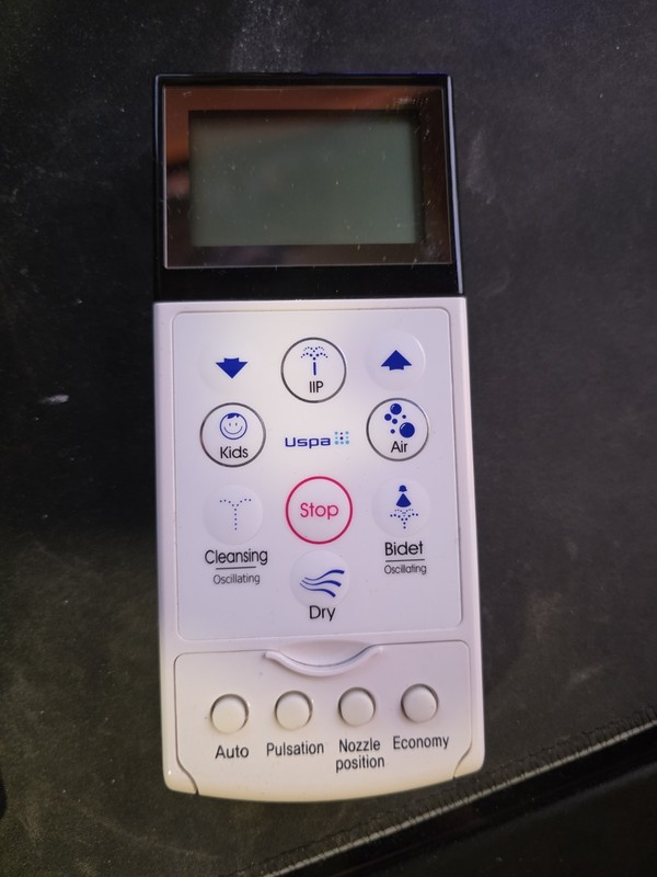 Bio Bidet Remote 7103-1077-24 BS160218 V1. 3