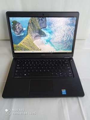 Dell Lat E5450 14'' i5-5300U 2.30GHz 8GB RAM 500GB HDD Win 11 Touch Scrn A/C Cord
