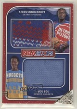 2019-20 Panini NBA Hoops Rookie Sweaters Dual Bol Bol Sekou Doumbouya #SD-SB 7y2