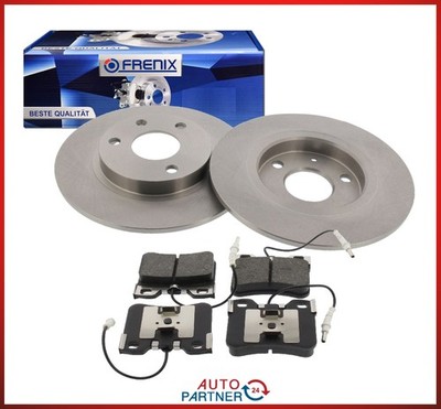 Bremsensatz vorne für Peugeot 106 Citroen Saxo Bremsscheiben Ø238mm 3 Loch voll