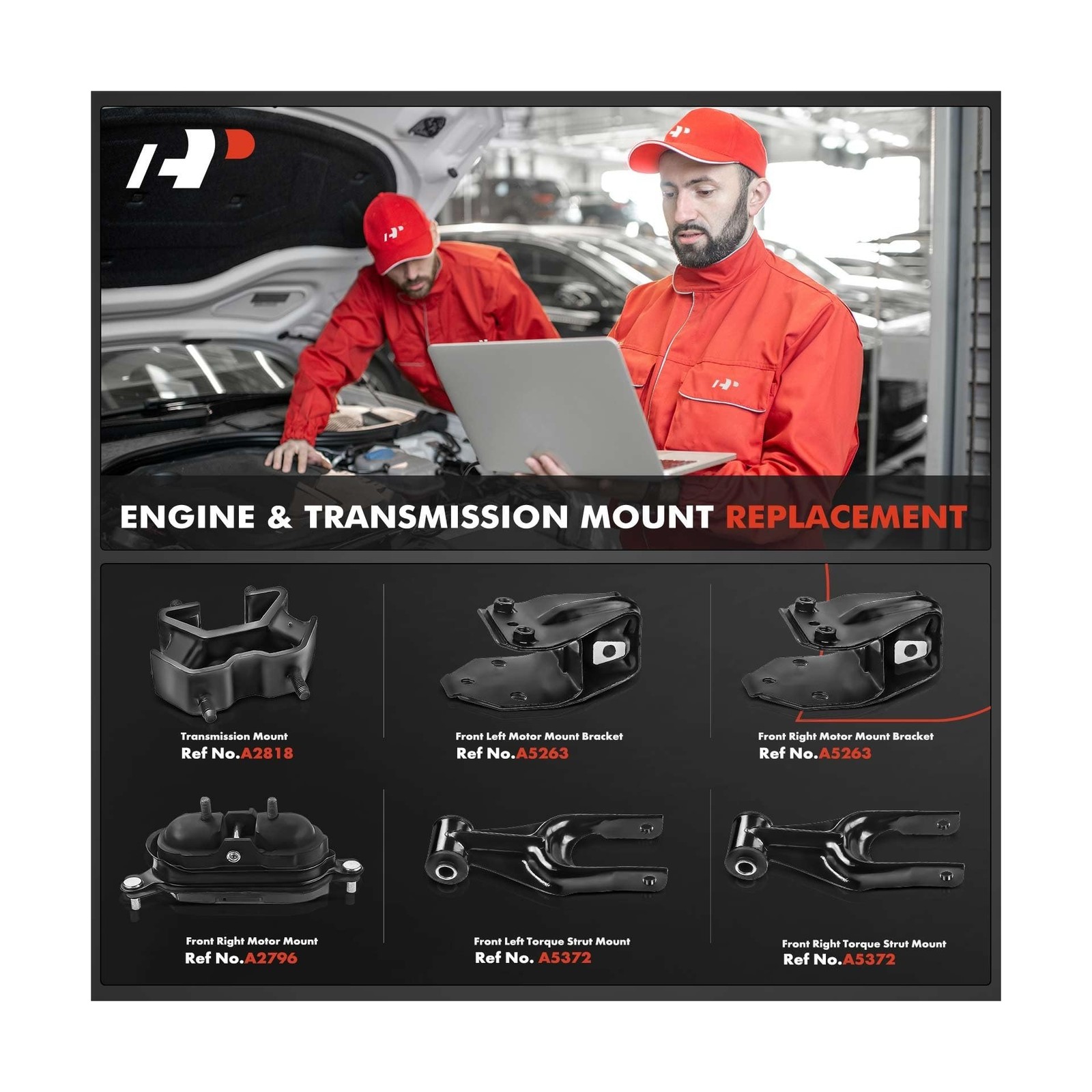 A-Premium Engine Motor Mount and Transmission Mount Kit Compatible with Chevr...
