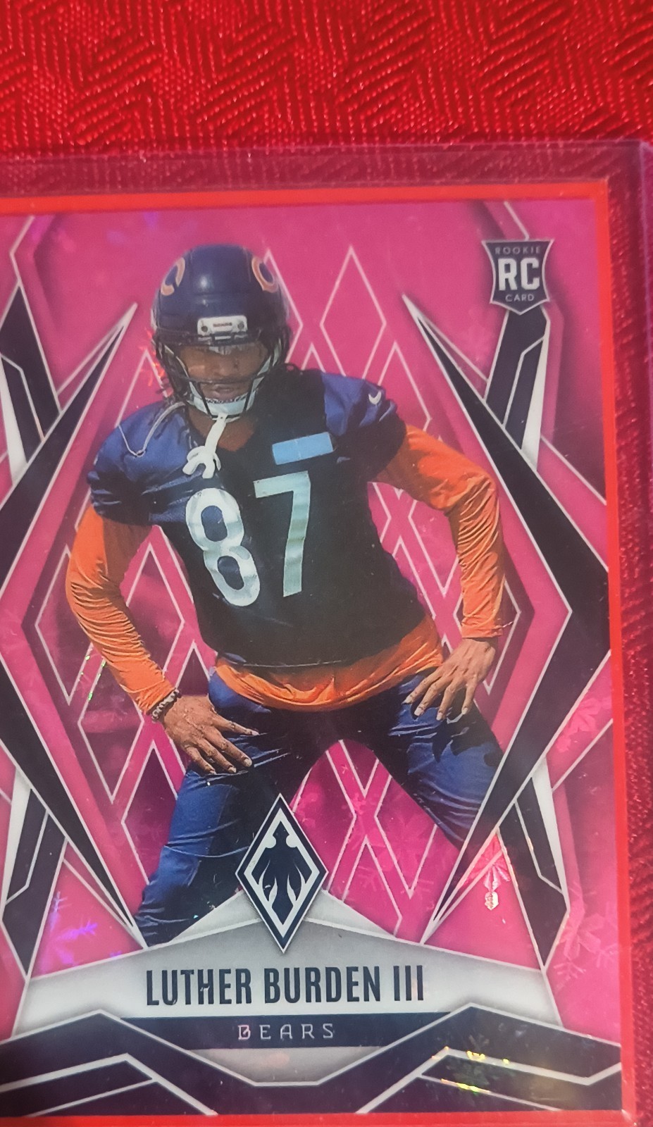 2025 Panini Phoenix - Rookies Luther Burden #196 Pink Winter /299 (RC)