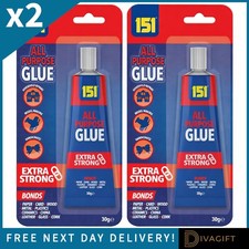 2 x ALL PURPOSE GLUE 30G EXTRA STRONG HOME DIY STRONG BOND REPAIR MODEL-MAKING