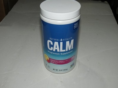f1 Natural Vitality Calm , Raspberry Lemon - 16oz Exp 12/2026