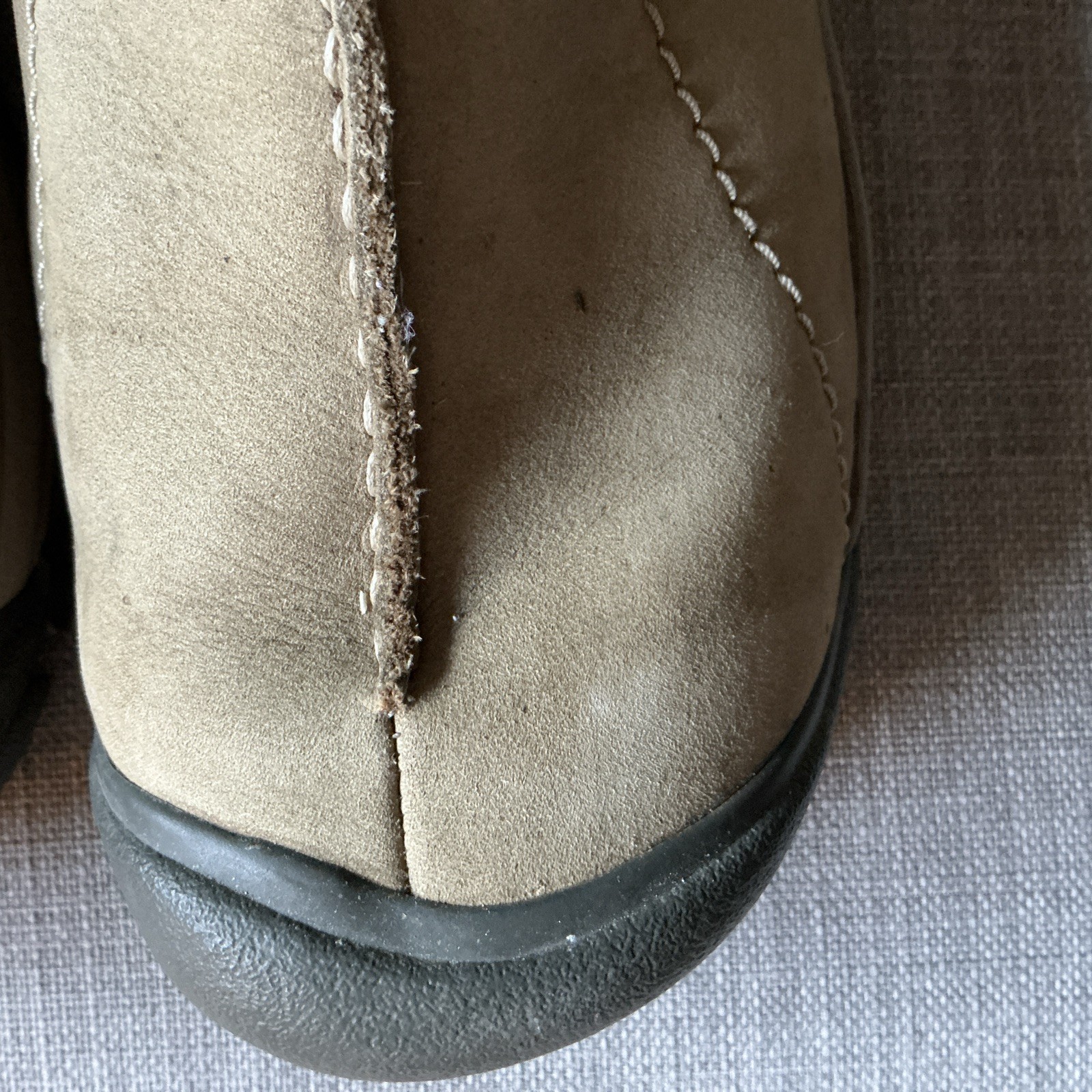 Scarpe slip on Keen Kaci in pelle marrone da donna taglia 10