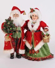 Karen Didion Karen Didion Lighted Strolling Mr. and Mrs. Claus Collectible Decor