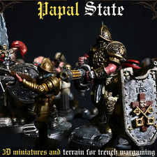Papal States warband 32mm scale