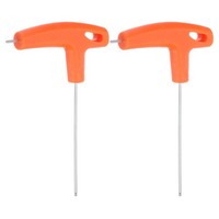 2Stk T-Griff Kugelkopf SchlüSsel 2Mm T-SchlüSsel InnensechskantschlüSsel,Orange