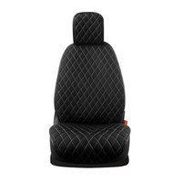 Sitzauflagen Passend FüR Fiat Tipo Ab Bj. 2015 In Schwarz/Weiß 2Er Set Minnesota