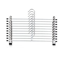 HosenbüGel Metall RockbüGel KleiderbüGel Platzsparend 360° Haken 10 StüCk 40 Cm