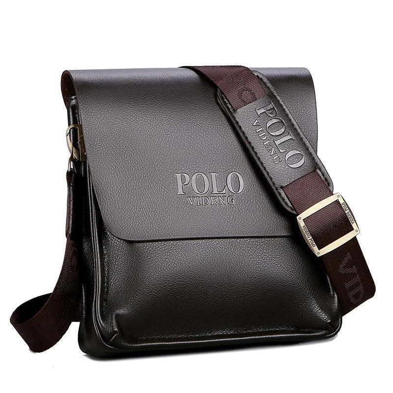 Crossbody Men's Messenger Bag Leather PoloS Handbags Shoulde
