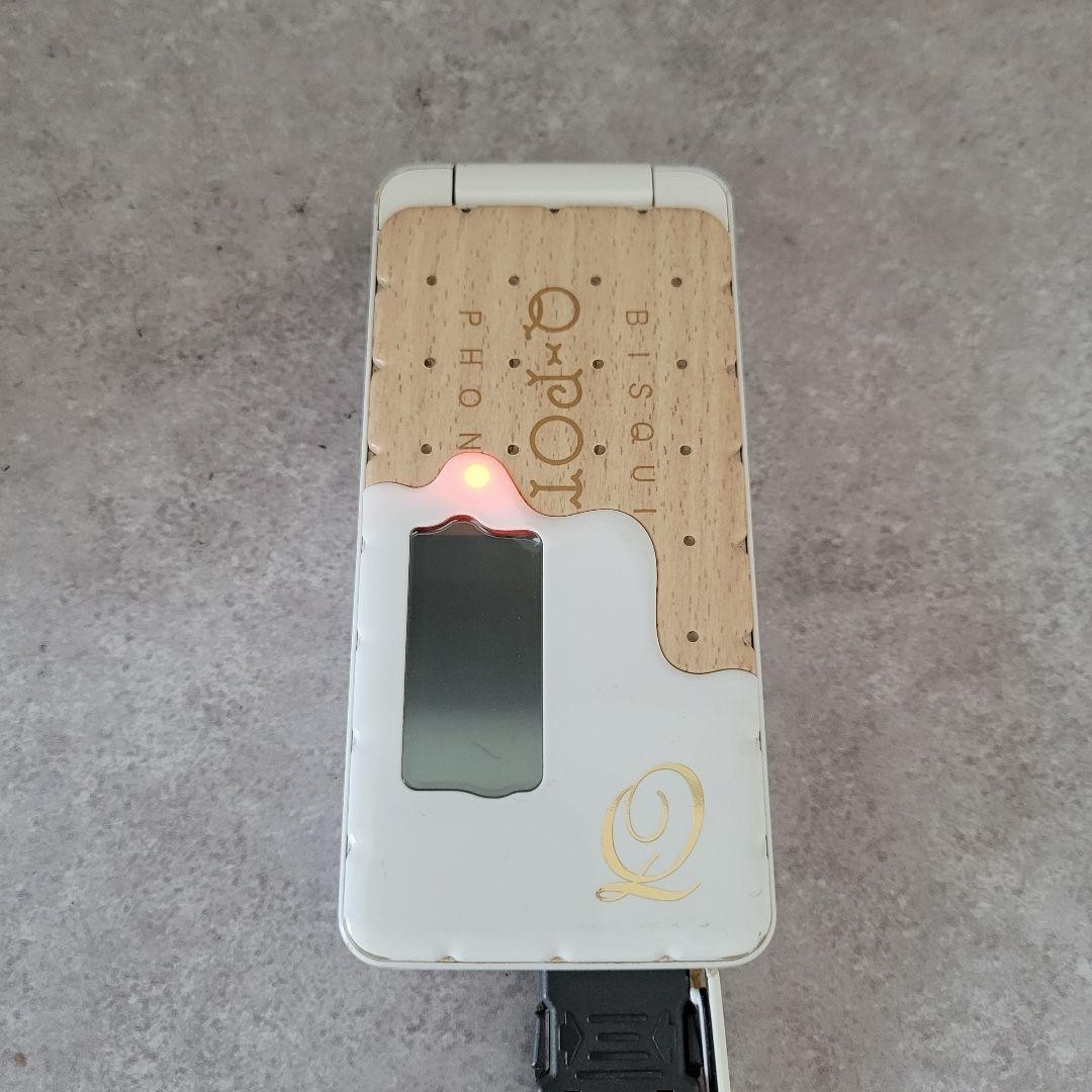 Q-pot x Docomo SH-04C Biscuit Design Flip Phone Mobile Keitai