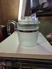 Vintage Pyrex Glass Flameware 7759 6-9 Cup Coffee Pot USA. Has Chip On Lid.