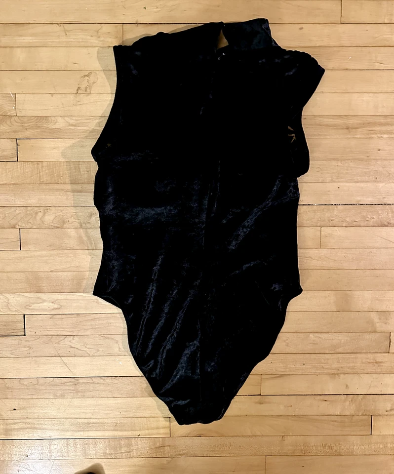 VICTORIA'S SECRET BODYSUIT LINGERIE ROSA RENDA GOLA ALTA VINTAGE veludo - Imagem 4 de 4