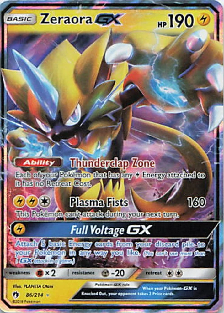 Zeraora GX Pokémon TCG Cards for sale | eBay